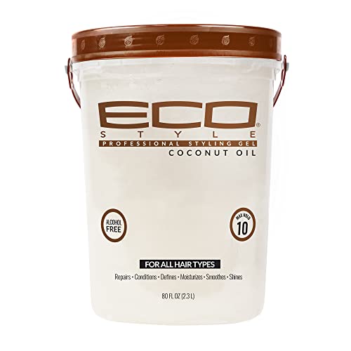 Eco Style Gel Olive Oil Styling - Adds Shine and Tames Split Ends - Delivers Moisture to Scalp - Nourishes And Repairs - Provides Weightless and Superior Hold - Ideal for all Hair - 8 oz