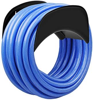 Gardzen Heavy Duty Hose Holder Wall Mount Black