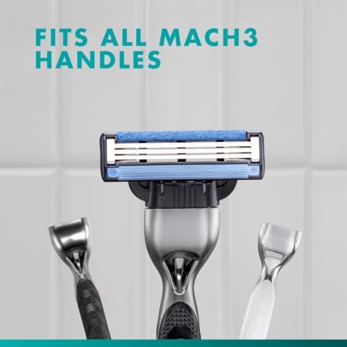 Gillette Mach 3 Razor Refill 20 Count (5 Pack of 4)