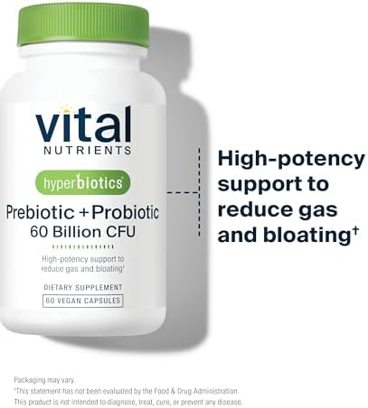 Vital Nutrients Prebiotic & Probiotic, 60 Vegan Capsules