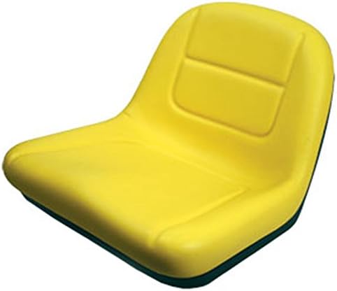 AI Products Deluxe High Back Seat for John Deere Riding Mower Lawn Tractor Models G110, L100, L105, L107, L110, L118, L120, L130, 135, 145