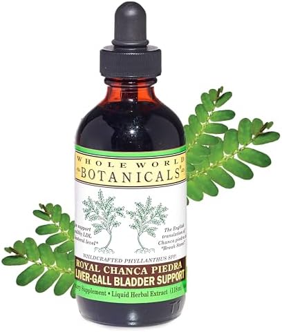 Whole World Botanicals Royal Chanca Piedra – Liver & Gallbladder Support – Herbal Supplement – Liquid Extract 4 oz – Traditional Amazon Herb