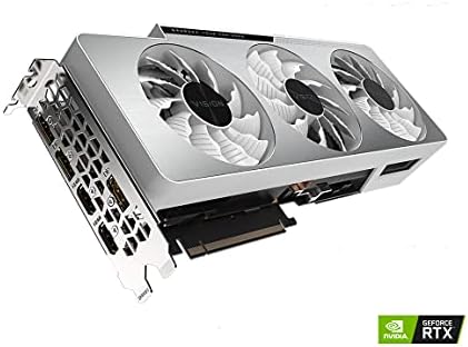 GIGABYTE GeForce RTX 3080 Ti Vision OC 12G Graphics Card, 3X WINDFORCE Fans, 12GB 384-bit GDDR6X, GV-N308TVISION OC-12GD Video Card