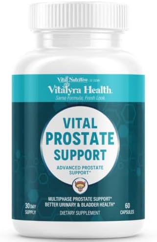 VITAL NUTRITIVE Saw Palmetto Prostate Supplement for Men - Beta-Sitosterol | Herbal prostate formula with saw palmetto
