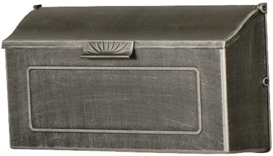 Special Lite Horizon Horizontal Wall Mount Mailbox - Black Aluminum Mailbox for Wall Mount - SHH-1006-BLK