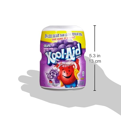 Kool-Aid Sugar-sweetened Grape Powdered Soft Drink Mix, 19 O, 19 OZ