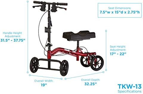 NOVA Turning Knee Walker Sliver