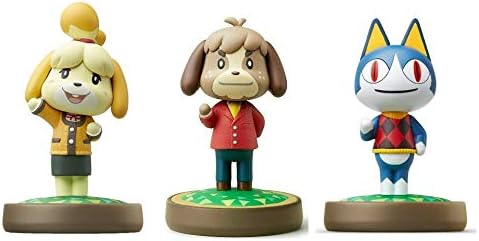 Switch 3-Pack Set [Digby/Rover/Isabelle Winter] ( Animal Crossing Series) for Nintendo Lite - WiiU - 3DS - (Bulk Packaging)