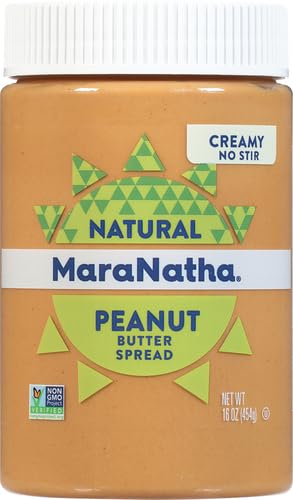 MaraNatha Organic Creamy Peanut Butter, 16 Ounce Jar