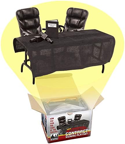 Breakable Contract Signing Playset for Wrestling Action Figures | Stage Dramatic Contract Signings