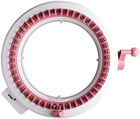 Umootek SENTRO 40 Needles Knitting Machine with Electric Adapter, Knitting Board Rotating Double Loom, Smart Weaving Loom Round Knitting Machines