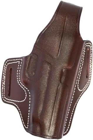 YT HOBBY Handmade Leather OWB Carry Two Slot Thumb Break Gun Holster for Sig P226