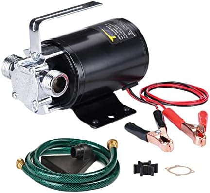 Water Transfer Pump, 115V 1/10HP 330GPH Electric Utility Water Pump with 6ft Water Hose Kit, Portable Small Water Pump For Pool Draining, Removing Water From Rain Barrel, Aquariums, etc.