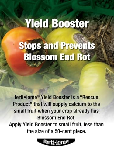 Fertilome (10607) Yield Booster Calcium Blossom End Rot Spray, 16 oz | Calcium foliar spray - Stops blossom end rot & helps set fruit on tomatoes - Vegetable gardeners