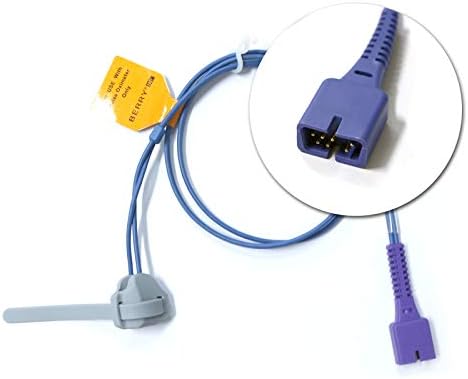 Nellcor DS 100A Neonate Infant Baby Child Silicone Soft Spo2 Sensor 3ft 7Pin