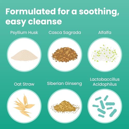 Sanar Naturals Colon Cleanser 2002, High Fiber with Psyllium Husk, 90 Ct | Psyllium Husk Fiber, Probiotics, Cascara Sagrada & Aloe, Colon Cleanse, Gut Health & Daily Regularity, GLP-1 Support, 90 Ct