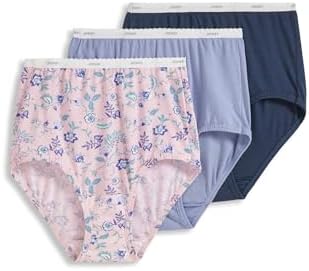 Jockey Women's Underwear 100% Cotton Classic Brief - 3 Pack