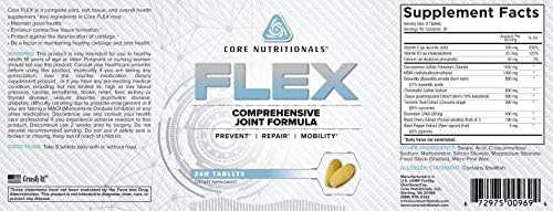 Core Nutritionals Flex Comprehensive Joint Formula, 240 Tablets