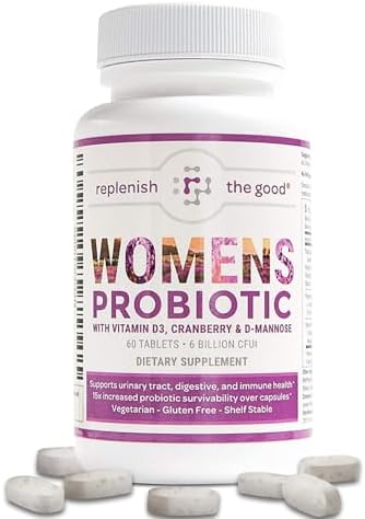Replenish the Good Daily Probiotic - 6 Billion CFU - Supports Digestive Health -15x More Effective Than Regular Capsules - Relieves Gas, Bloated Stomach & Acid Reflux (60 Count)