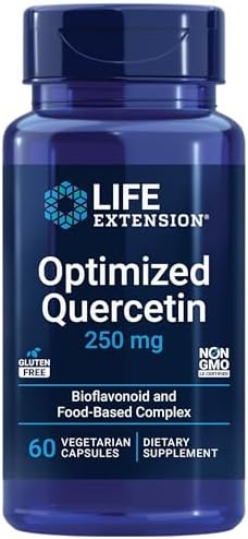 Life Extension Optimized Quercetin 250 mg Supports Immune Health, Heart Health, Non-GMO