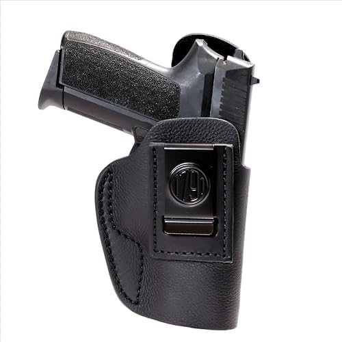 1791 Gunleather IWB Holster Fits H&K VP9SK, P2000, 45c, Sig P320c, P229c | Right-handed soft leather holster also fits H&K 45c, USPc, P30, CZ P10C, FN 509, Glock 45, Sig M18, M11-A1, Walther PDP