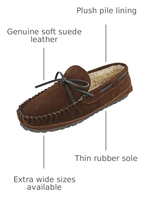 Minnetonka Men's Casey Moccasin Slippers