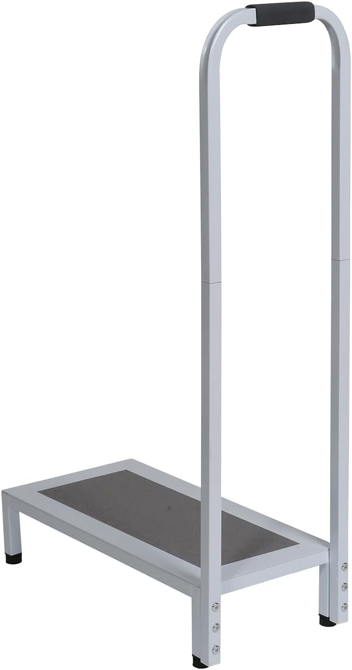 Bath Step with Handle Non Slip Surface Sturdy Aid Bathroom