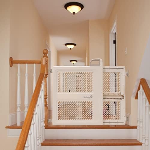 Safety 1st Baby Gates for Doorways, Pressure Mount Lift, Lock and Swing, Dog Gates, Hardware Gate for Stairs, Fits 28"-42" Wide