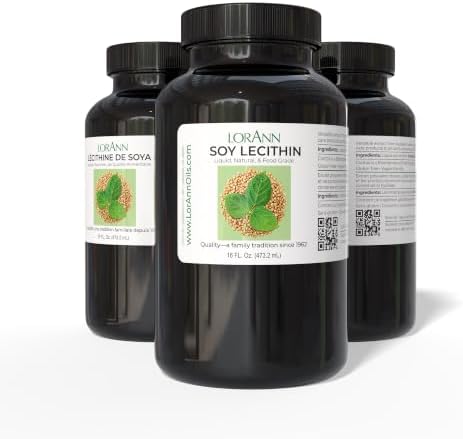 LorAnn Natural Liquid Soy Lecithin, 4 Ounce