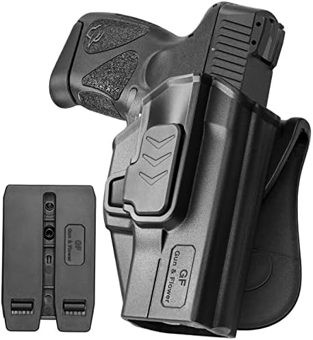Taurus G2C Holster, Taurus G3C Holster, 9mm/.40 Cal OWB, Level II Paddle