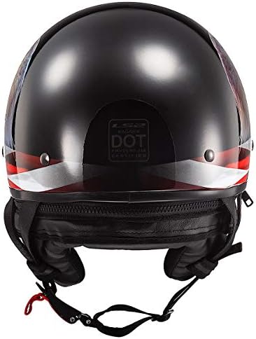 LS2 Helmets Bagger Motorcycle Half Helmet