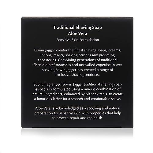 Edwin Jagger Aloe Vera Shaving Soap Refill 65g (3 Pack)