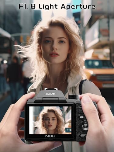 64MP 8K Cameras for Photography with 2.8" Flip Screen & Hot Shoe, 16X Zoom, WiFi, Autofocus – Vlogging Camera for YouTube