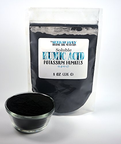 8 Ounces Soluble Humic Acid Powder Fertilizer - Potassium Humates