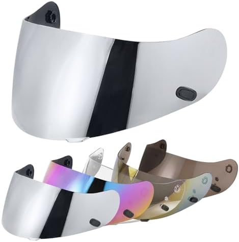 VCOROS Motorcycle Helmet Face Shield Visor Repalcement for HJ-09 CL-15 CL-17 CL-16 CL-SP AC-12 FS-10 CS-R1 IS-16 CS-R2 Shield (Smoke)