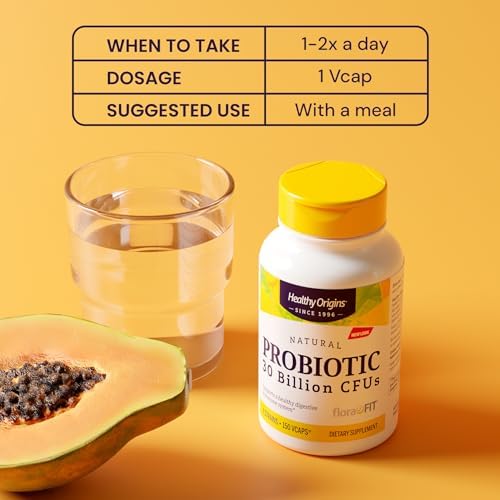 Healthy Origins Probiotic 30 Billion CFUs, 60 Veggie Caps