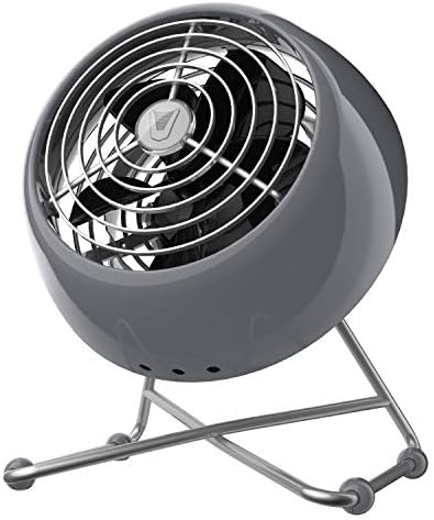 Vornado VFAN™ Mini Modern Personal Desk Fan with 2-Speed Control, Adjustable Tilt, Quiet Metal Air Circulator for Office, Bedroom, Dorm