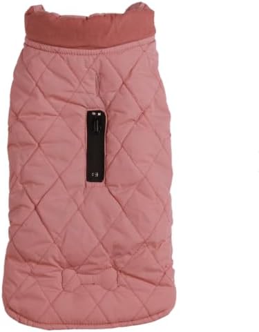 Vecomfy Reversible Dog Coat for Small Dogs with 2 Leash Openings