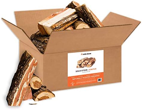 Solo Stove Juniper Firewood for Outdoor Wood Burning Fire Pits and Backyard Fire Pits 100% Natural Juniper Aromatic Firewood Kiln-Dried 6-8 Logs (.5