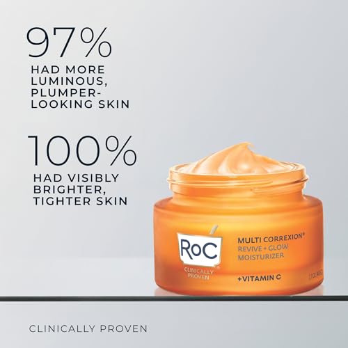 RoC Multi Correxion Revive + Glow 10% Vitamin C Face Moisturizer, 1.7 oz