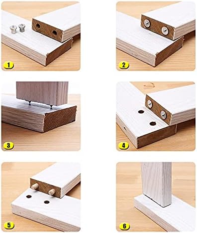 Dowel Center Set 8PC Woodworking Tenon Transfer Plugs 1/4-1/2" | Metal Dowel Centering Pins for Accurate Hole Alignment and Joinery Marker Dowel