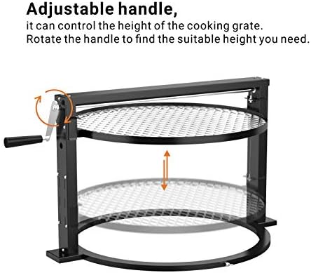 Santa-maria Style Grill Rotisserie System for Weber 22" Kettle Grills