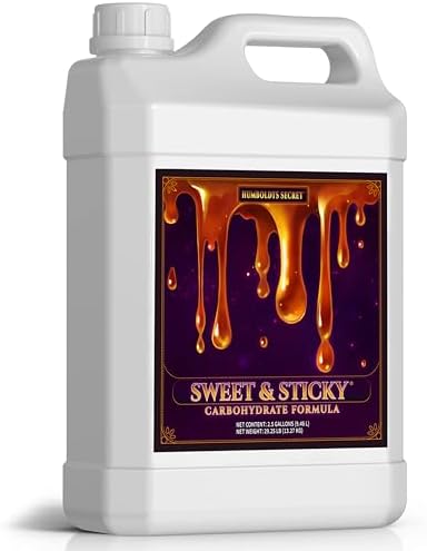 Humboldts Secret Sweet & Sticky Carbohydrate and Saccharide Plant Energy Additive | Indoor and Outdoor Plant Nutrients Enhancer for Growth and Aroma | Boosts Flavor and Development | 32 Ounce