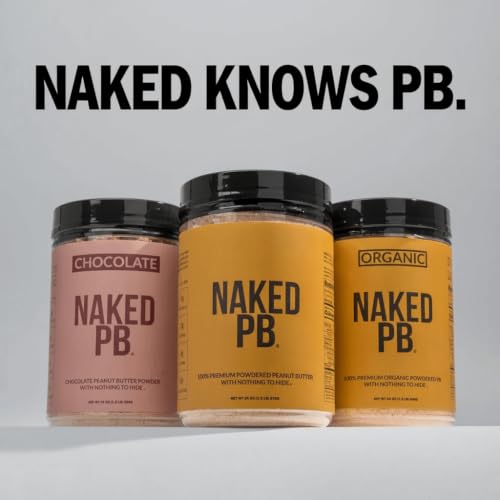 2 LB Powdered Peanut Butter from US Farms – Bulk, Only 1 Ingredient - Roasted Peanuts, Vegan, No Additives, Preservative Free, No Salt, No Sugar - 76 Servings - NAKED PB
