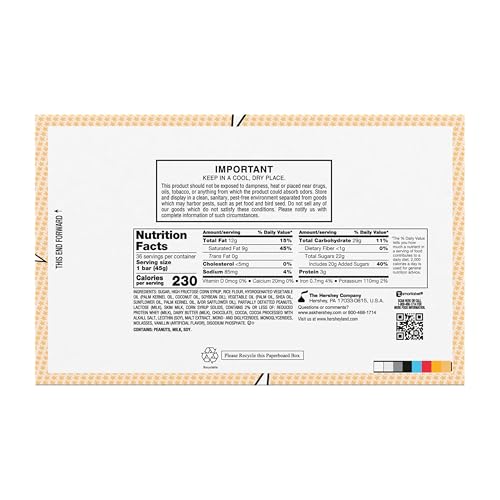 WHATCHAMACALLIT Chocolate Caramel Peanut Crisps Candy Bars, 1.6 oz, 36 Ct | Chocolate, caramel and peanut flavored crisps in bulk bars for candy bowls