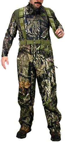 Piedmont Waterproof Convertible Camo Hunting Bib Pant (MO Break Up Country, XL)