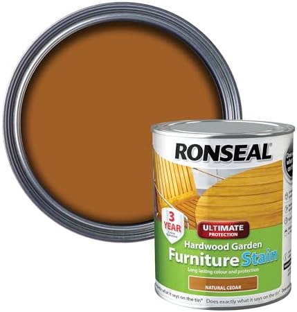Ronseal HWFSNC750 Hardwood Furniture Stain Natural Cedar 750ml