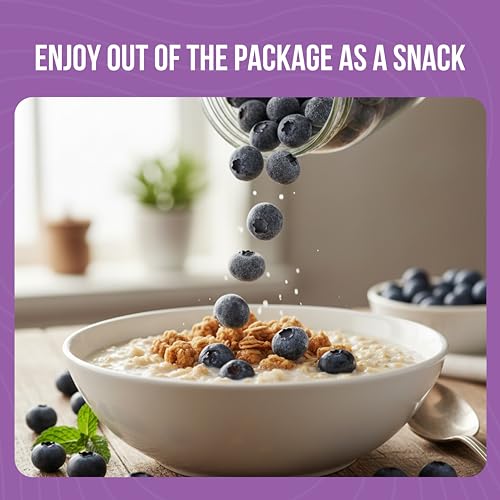 Augason Farms Freeze-Dried Whole Blueberries Can | Emergency Food Supply, 26 Servings, 30 Year Shelf Life, Great for Cooking, Baking, and Snacks