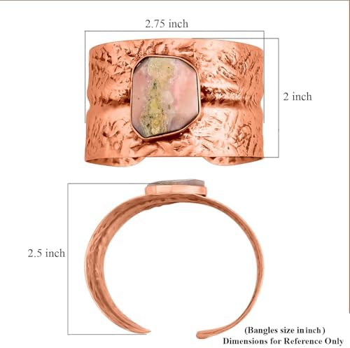 SHOP LC DELIVERING JOY Handmade Gemstone Cuff Bracelet