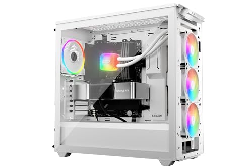 be quiet! Light Loop 360mm White CPU Liquid Cooler for Heavily Overclocked Systems, 3X Light Wings LX 120mm PWM high-Speed White Fan, Stylish ARGB Cooling Block, Extremely high Cooling Performance